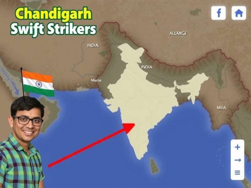 Download distribution across Indian states Chandigarh Swift Strikers Download Map of India